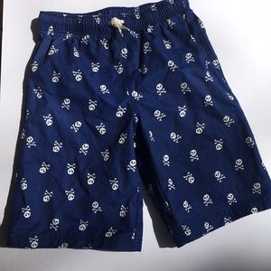 Mini Boden Boy's Navy Swim Trunks Size 7/8y